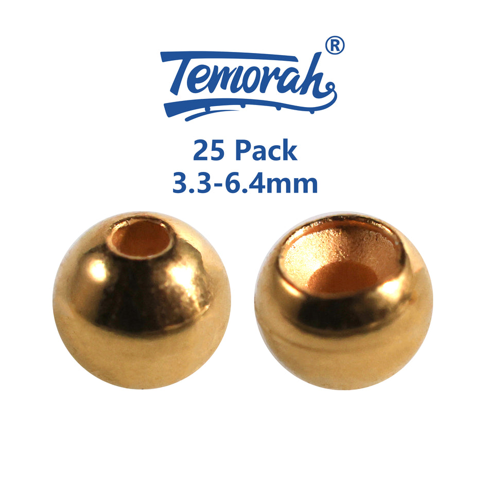 25 Pack 3.3-6.4mm 27 Colors Cyclops Tungsten Beads for Fly Tying